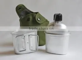 0.9L Military Aluminum Water Bottle thumbnail-1