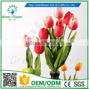 2016 Wholesale Multicolor 20" Real Touch Latex PU Artificial Flowers for Home Wedding Bridal Decoration thumbnail-5