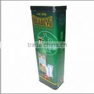 Tin Box for Wine/Whisky Packaging, With Food-grade Tinplate and CMYK Printing thumbnail-1