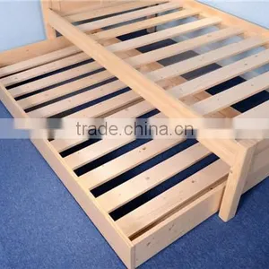 Kids Bed With Trundle Bed,Kids Solid Wooden Single Bed Frame,folding Single Bed#WY-SC006S thumbnail-3