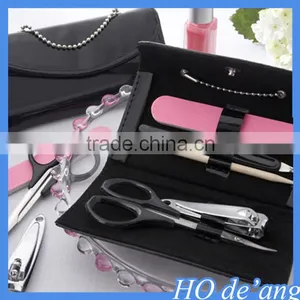 Hogift Wedding Supplies Creative Gifts Wedding Favor Stainless Steel Beauty Nail Kit Black Manicure Sets MHo-101 thumbnail-2