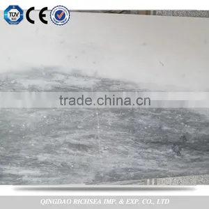 Cloudy White Marble Tile thumbnail-5