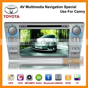 Yotoon Manufacture Newest 7 Inch Car GPS DVD System AV Multimedia Navigation Special Use for CAMRY thumbnail-1