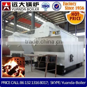 Capacity 4T/hr @ 10kg/cm2 Pressure Industrial Wood Steam Boiler thumbnail-1