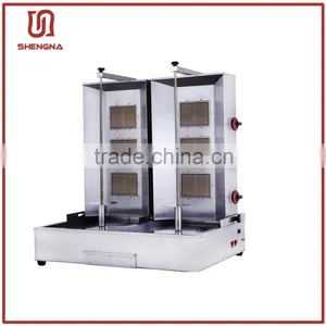 Hot Sale 2 Burner Gas Doner Kebab Shawarma Machine Factory With Sample Order thumbnail-3