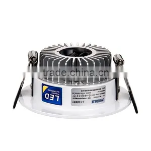 White Color Lamp HTD685 3W Led Downlight Living Room Bedroom Kitchen Recessed LED Downlight thumbnail-3