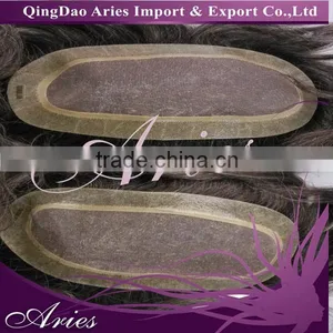 Discounted Natural Toupee Hair Replacement System Piece French Lace Remy Hair thumbnail-1