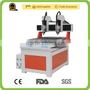 2015 Double Heads Ncstudio Supply Ball Screw Jinan Metal Cnc Engraving Machine thumbnail-1