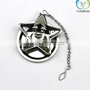 New Design Popular Cute Gift Stainless Steel Star Shape Tea Infuser thumbnail-1