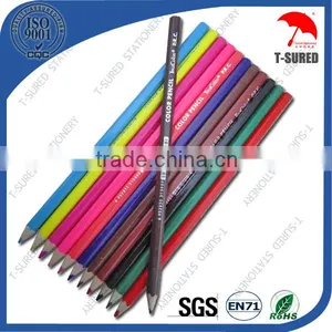 12 Pieces Muti Color Pencil Set With Tin Box With Sharpener thumbnail-3