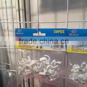 Nail Cable Clips of 4mm With Nail thumbnail-4