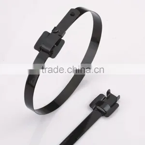 Supply 201 Stainless Steel Releasable Type Cable Tie With Nylon Coating 4.6*150 thumbnail-4