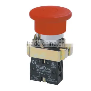 GB2-BT42 CNGAD 40mm Red Push-pull Switch Push Button thumbnail-1