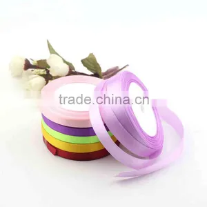 Top Quality Wholesale Simple Design 4 Inch Polyester Satin Ribbon thumbnail-2