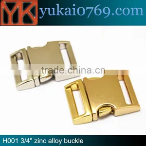 Gold Metal Side Release Buckles,pet Collar Buckle,metal Buckles for Dog Collar thumbnail-1