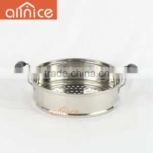 Two Layer Multi-functional Steam Pots Stainless Steel Steamer Pot Tempered Glass Lid & Steel Lid thumbnail-5