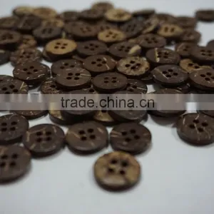 Four Holes Fashionable Coconut Shell Button Size 22L thumbnail-4