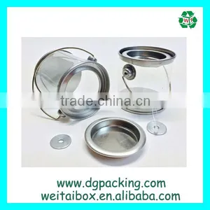 Reusable Stable Clear Transparent Plastic Gift Can With Metal Lid thumbnail-4