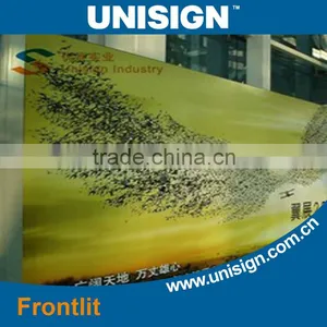 Unisign Water Proof Construction Super Smooth Hot Laminated Frontlit Advertising Banner thumbnail-4