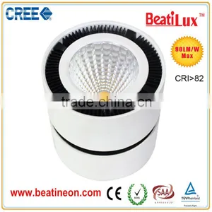 SAA Approved White/chrome LED Surface Mounted Downlight With 12w thumbnail-6