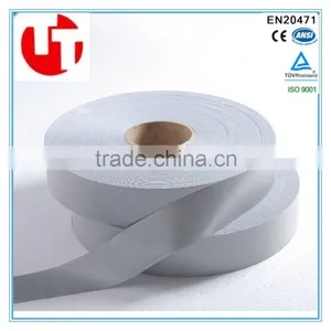 EN ISO 20471:2013 Custom Printed Grey Warning Reflective Stripes for Sew on Safety Clothing thumbnail-1