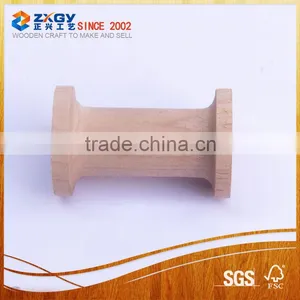 Wooden Bobbin Small Wooden Spool Colorful Spool thumbnail-1