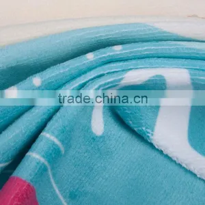 Newest Colors Faleless Custom Made Microfiber Beach Towel thumbnail-5