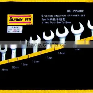Combination Wrench Sets 9pcs Cr-V thumbnail-1