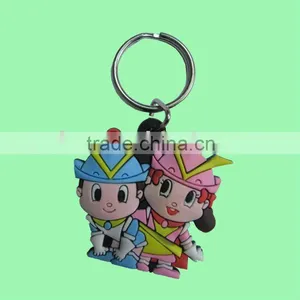 3D Cartoon Rubber Keychain thumbnail-1