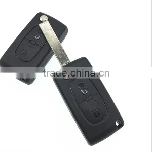 Citroen Old Type Car Key, 2 Buttons With Remote thumbnail-2