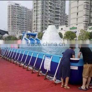 2014 Hot Sale Above Ground Steel Frame Pool thumbnail-1