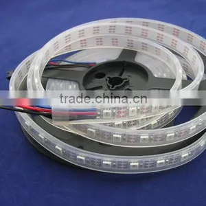 White PCB 5050 60 Pixel Waterproof IP67 Addressable RGB WS2811 LED Strip thumbnail-1