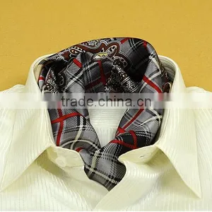 Luxury 100% Silk Square Scarves for Men thumbnail-2