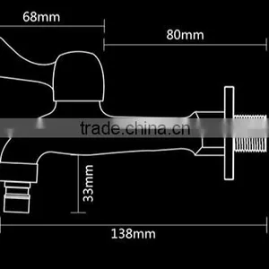 Cold Water Wall Mounted Sprinkle Water Washing Machine Faucet Cartridge thumbnail-3