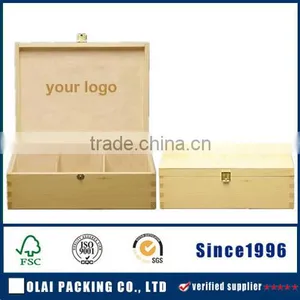 High Quality Natural Wooden Tea Bag Storage Box thumbnail-1