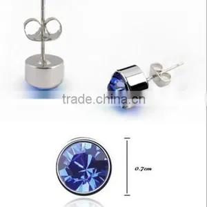 Zircon Stud Gemstone Earrings Quality Choice thumbnail-4