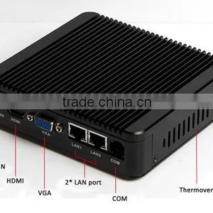 Barebone System Bay Trail J1800 2 Ethernet Mini pc Partaker 2.41GHZ Turo 2.58GHZ thumbnail-4