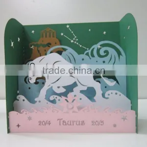 Taurus 3d Pop up Card thumbnail-1