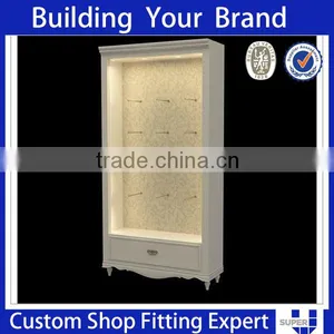 White Painted MDF Girls WD-114 Fashion Bra Display thumbnail-1