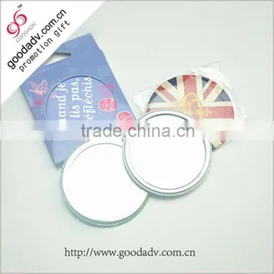 Fashion Portable Woman Round Shape Craft Makeup Mirror thumbnail-1
