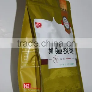 FDA Food Grade Zipper Flat Bottom Packaging Bag thumbnail-1