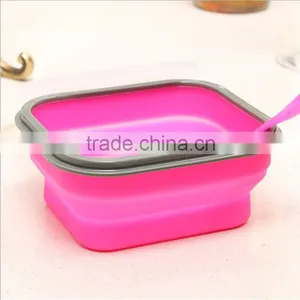Hot Sale Microwavable 3 Compartment Custom Silicone Rubber Container, Food Grade Custom Silicone Rubber Container thumbnail-1