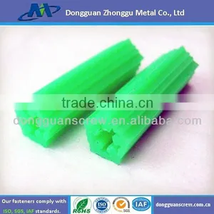 High Quatity Green Plastic Wall Plug Screw Pipe thumbnail-1