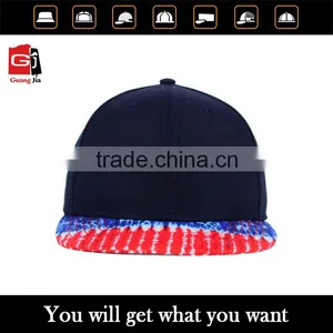 Guangjia Cap Manufacture Custom Printed Brims Snapback 3d Embroidery Snapback thumbnail-1