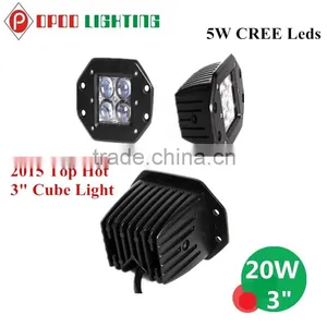 Factory Wholesale 3" Mini Cube Light, 20W Offroad Truck Cube Light thumbnail-1