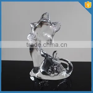 Bulk Hand Press Clear Animal Glass Ornament Christmas Decorations Made in China thumbnail-1