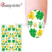 New Green Clover Nail Art Artificial Lady Strips thumbnail-4