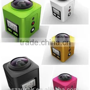 Action Camera be Unique 360 Degree Sport Action Camera 4k 30fps Mini DV Waterproof 30M 2016 New thumbnail-5