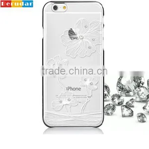 Wholesale Fashion Flower Diamond Hard Cases for Iphone 6 Plus thumbnail-3