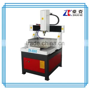 2.2KW Spindle Small Whole Casting Iron Mini Metal Cnc Milling Machine With Working Table Moving ZK-6060 Supplier's Choice thumbnail-2
